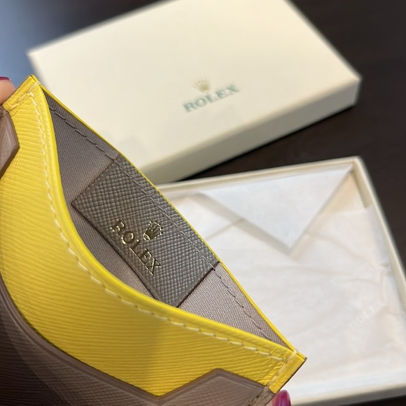 Rolex Leather Card Holder Brand new in box! Good for work office business gift - Picture 5 of 6
